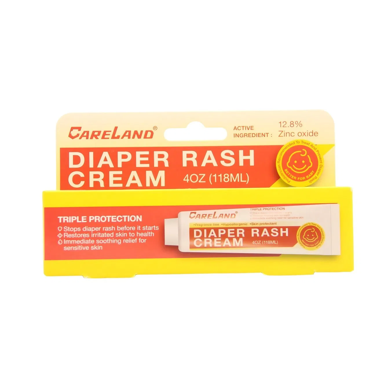 Fast Relief Eczema Safe Balm 12.8% Zinc Oxide Calms Soothes Skin Baby Diaper Rash Cream