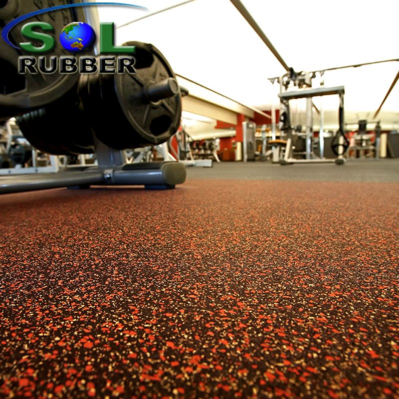 Waterproof EPDM Gym Rubber Flooring Roll Mats for Fitness Room