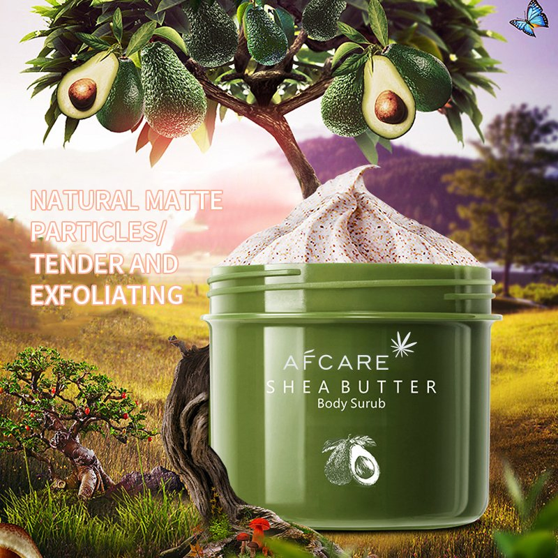 Wholesale Natural Organic Vegan Fruit Avocado Strawberry Exfolianting Face Body Scrubs