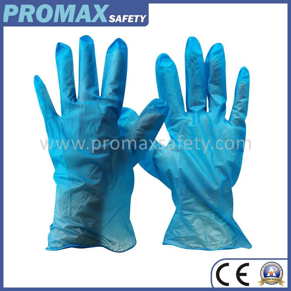 Light Yellow Disposable Snytheitc Exam Vinyl Gloves
