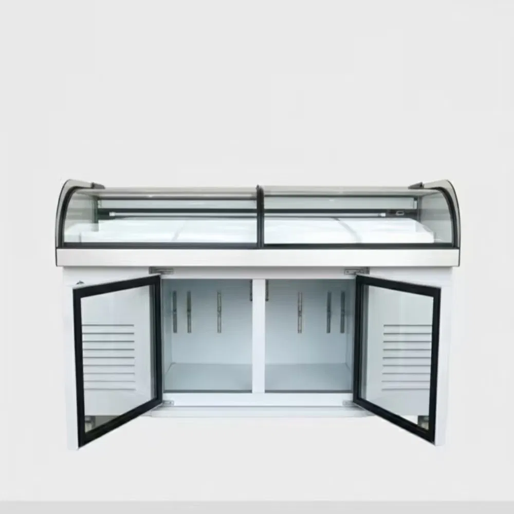 High-Efficiency Meat Cooler Refrigerator for Supermarket Display Needs