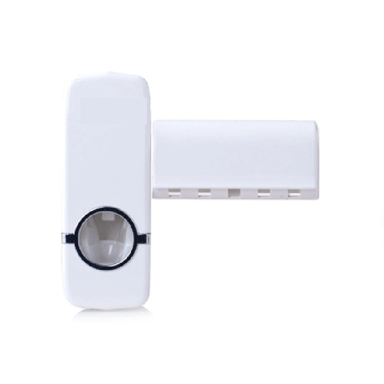 Hot-Selling B535 Multi-Function Toothbrush Rack+ Toothpaste Dispenser Toothbrush Holder
