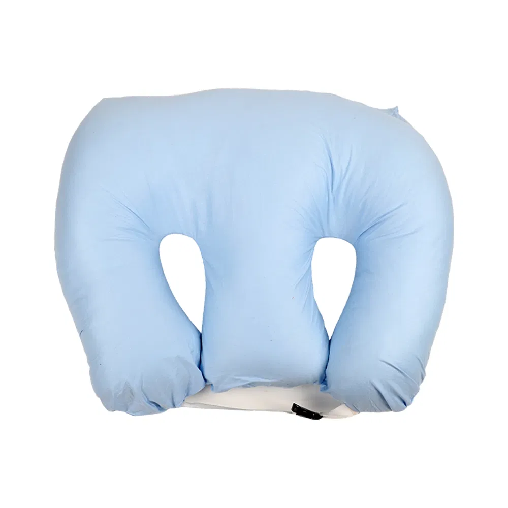 Stock Design 100% Cotton Allover Printing Breastfeeding Twin Nursing Pillow Positioner