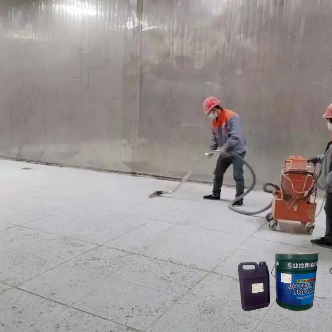 High Performance Water-Based Polyurethane Cement Liquid Flat Floor Concrete Coating System