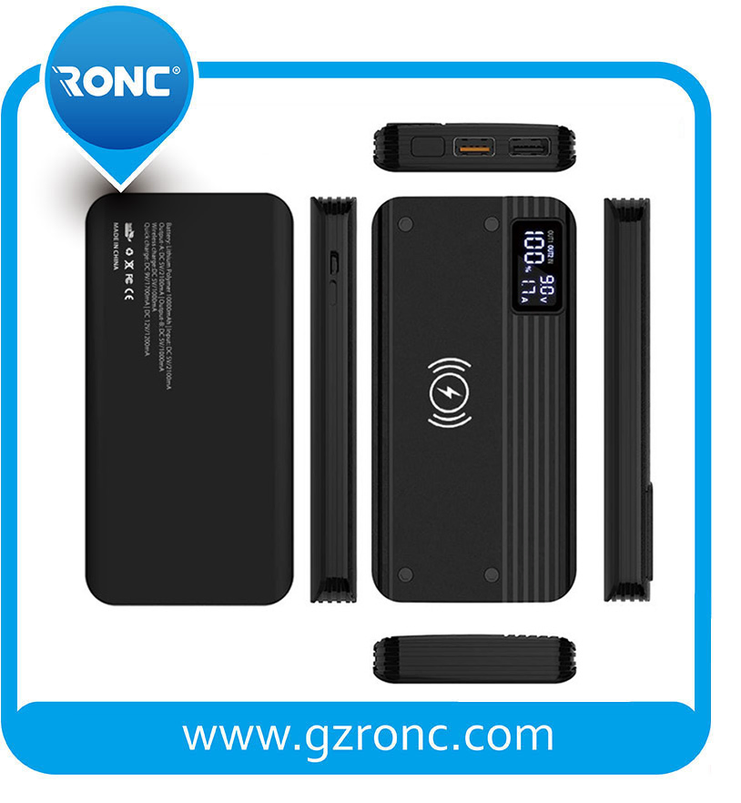 Full Capacity Fast Charging Wireless Charger Power Bank 10000mAh