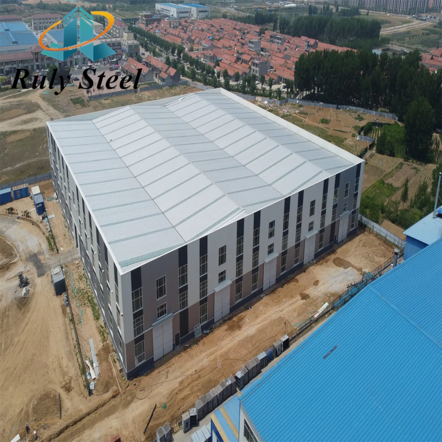High Seismic Resistant H Steel Beam Prefabricated Steel Structure Warehouse