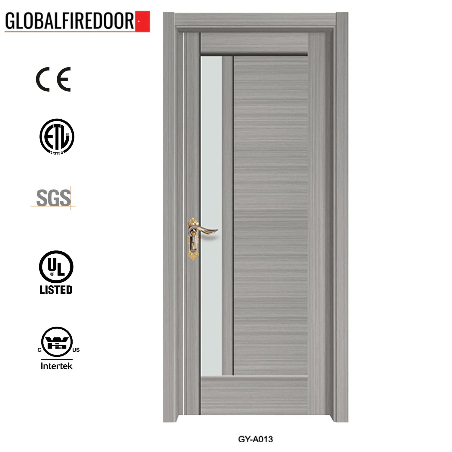China Top Fire Wood Door Factory Custom High End BS En as CE UL Wood Fire Doors for School Apartment Hospital Hotel Room Fireproof Wooden Door Fire Rated Doors