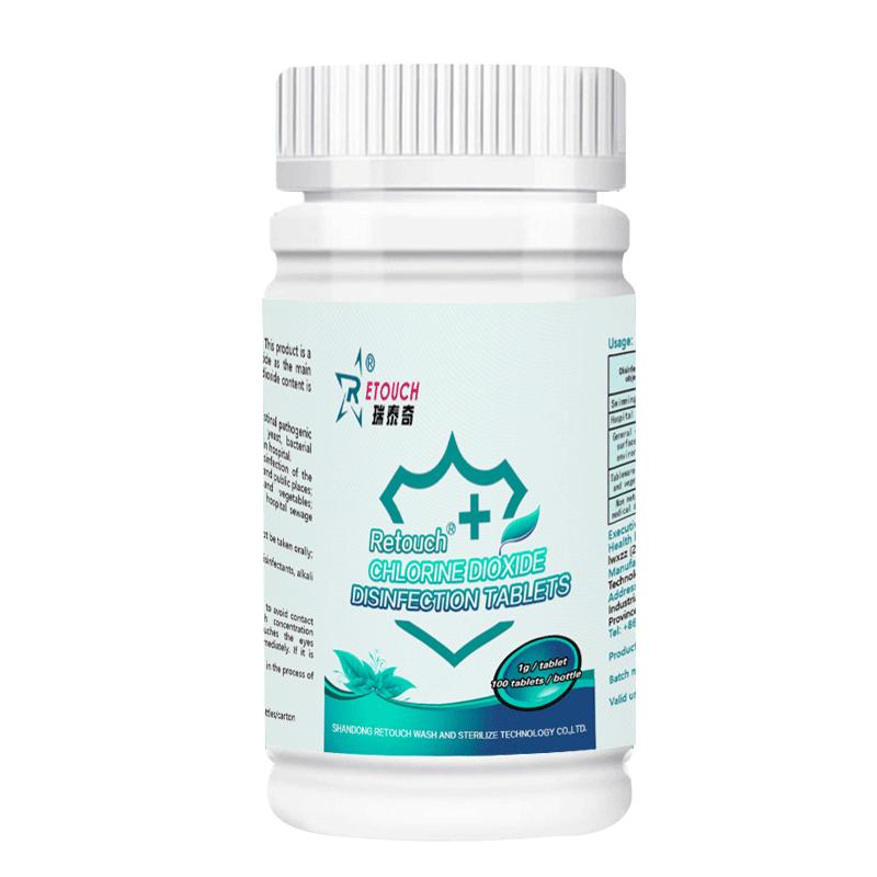 Chlorine Dioxide Clo2 Disinfection Effervescent Tablets Are Used for Water Treatment and Air Disinfection