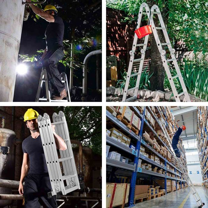 Aluminium Multipurpose Ladder with CE Approval