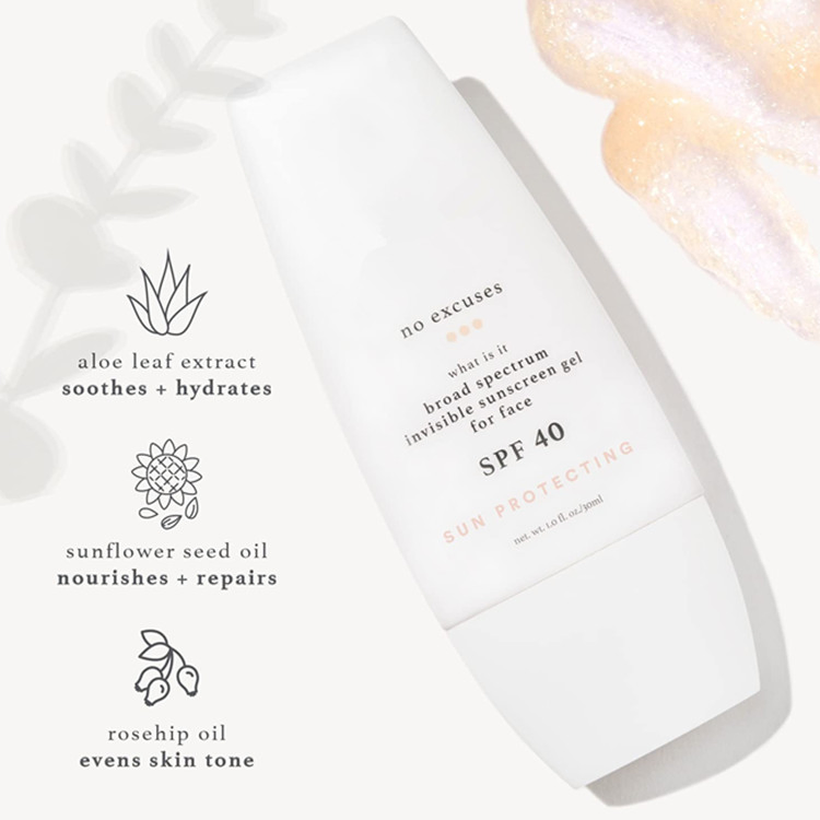 Premium Face Moisturizer Facial Sunscreen Gel Broad Spectrum SPF 40