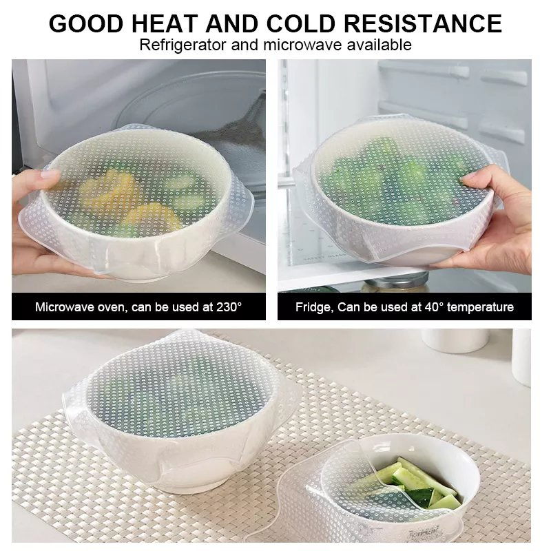 Silicone Rubber Food and Fruit Wrap Food Grade Plastic Wrap