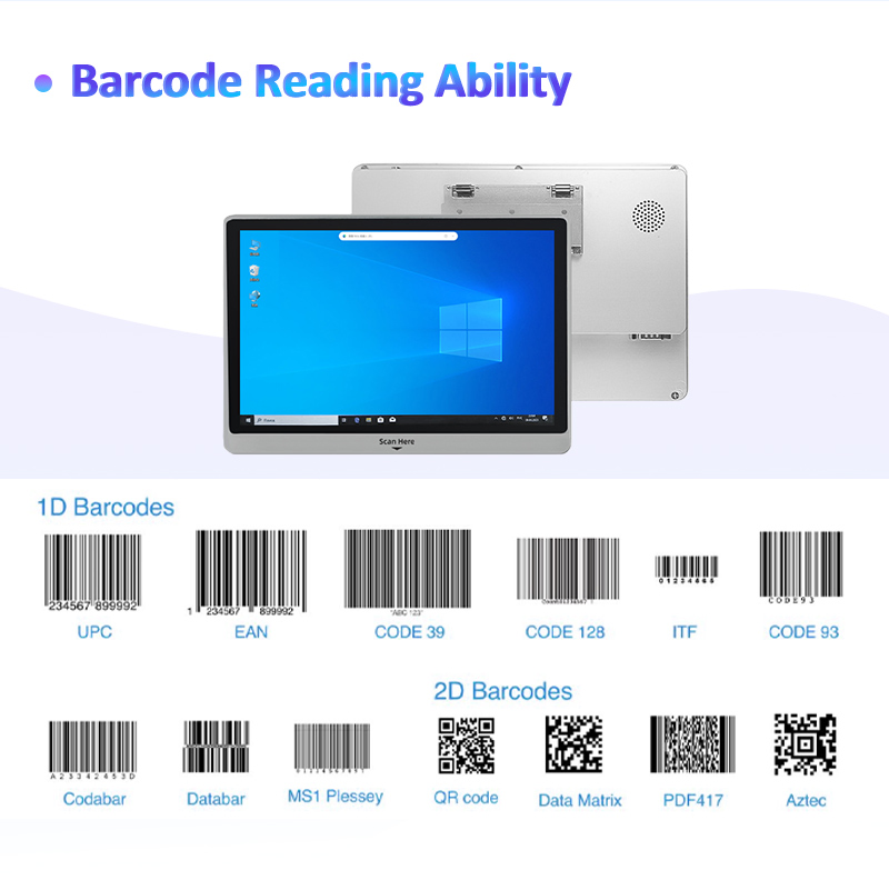 XT802E-X86 Assembly Line Barcode Workstation Industry 4.0 Barcode Workstation Barcode Scanner Manufacturer for MES