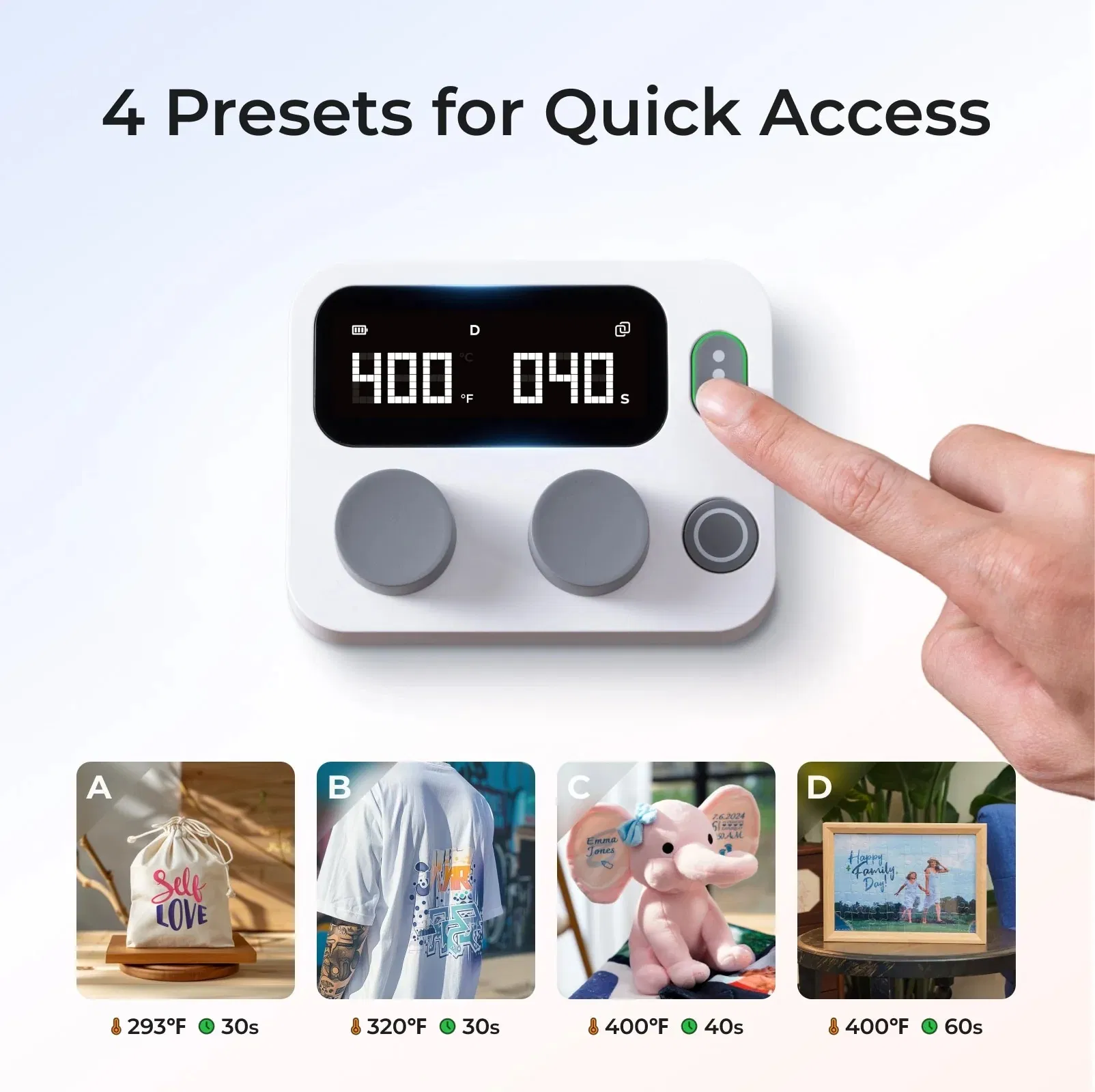 Tool Heat Press Tool for T-Shirts, Htv, Sublimation and Dtf Transfers