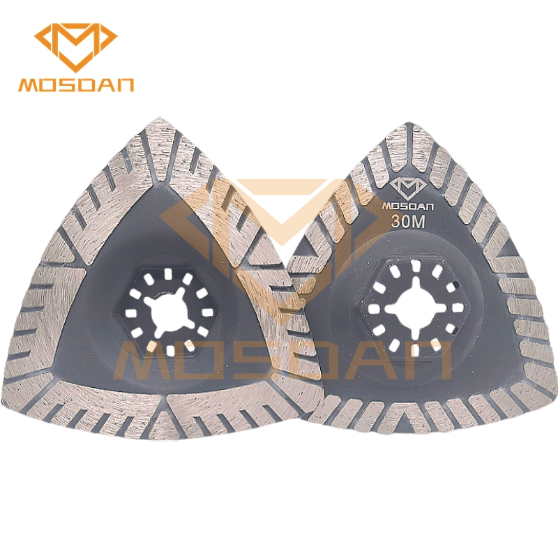 3'' Triangle Edge Corder Diamond Grinding Pads for Bosch Hand Grinder