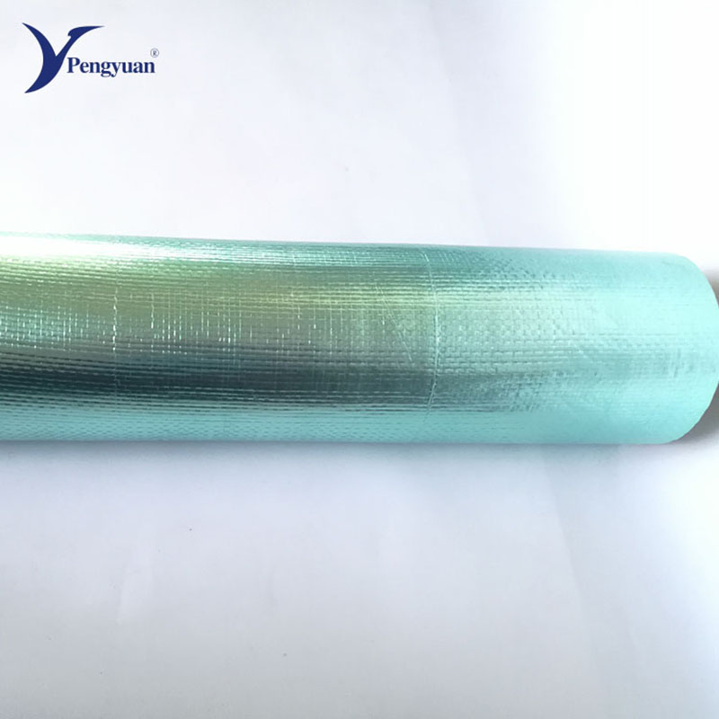 Roof Sarking Blue Aluminum Foil Laminated PE Woven Fabric for Building Material