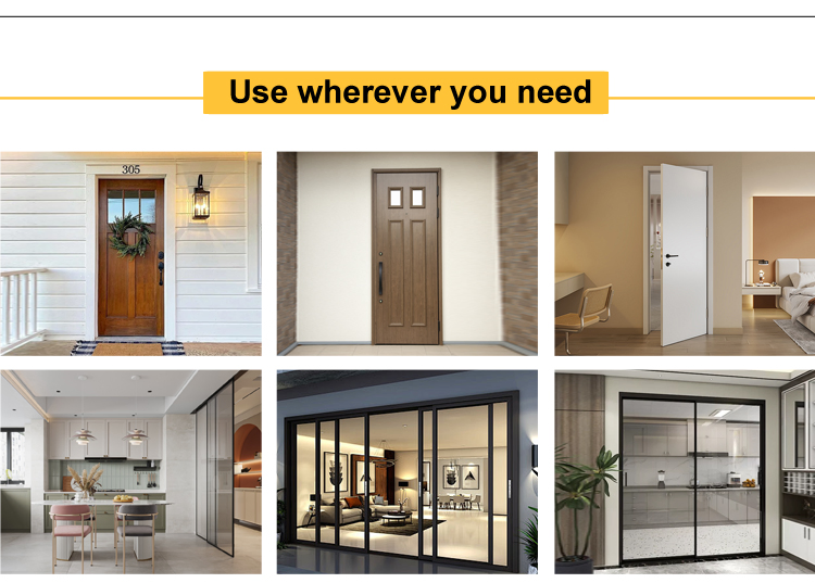 Black Brown White PU Sponge-Coated Foam Door Frame T V Q Shape Slot Weather Strip Seal Rubber Seal for Doors and Windows