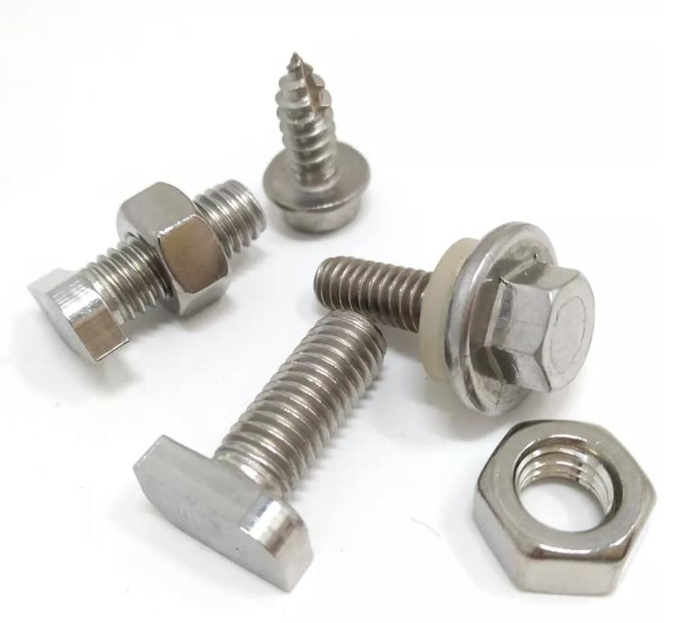 Made in China Fasteners Stainless Steel Hex Bolt and Nuts Screw Washer A2-70 304 316 Lathing Bolt