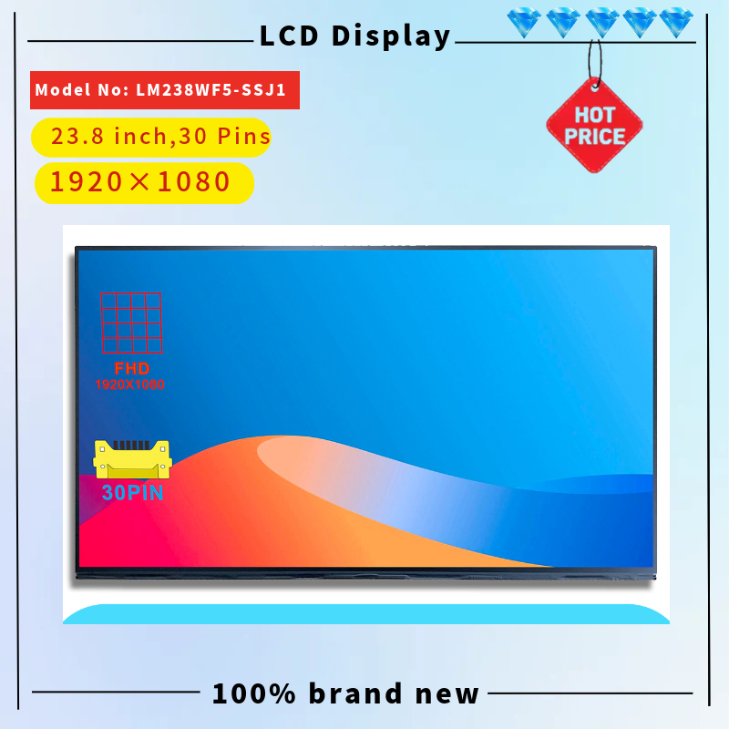 ЖК-дисплей LM238WF5-SSJ1 23.8 дюйма FHD IPS матрица