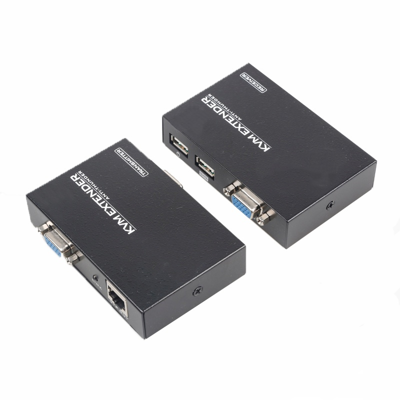 KVM-удлинитель VGA/HDMI по Ethernet, 100 м, 1080P