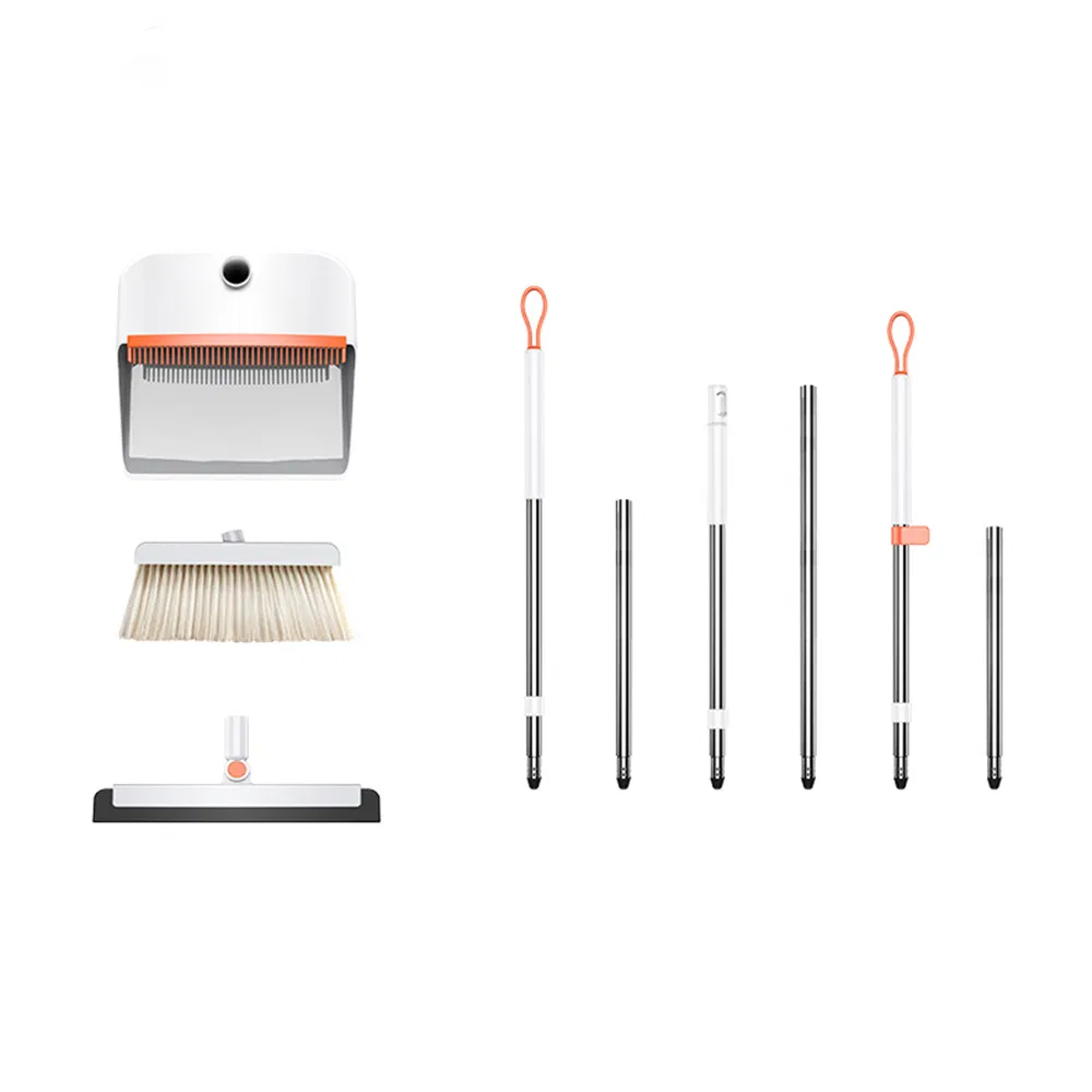 Thickened Broom Dustpan Magic Wiper Mop Combination Set Household Hair Multifunctional Durable Broom