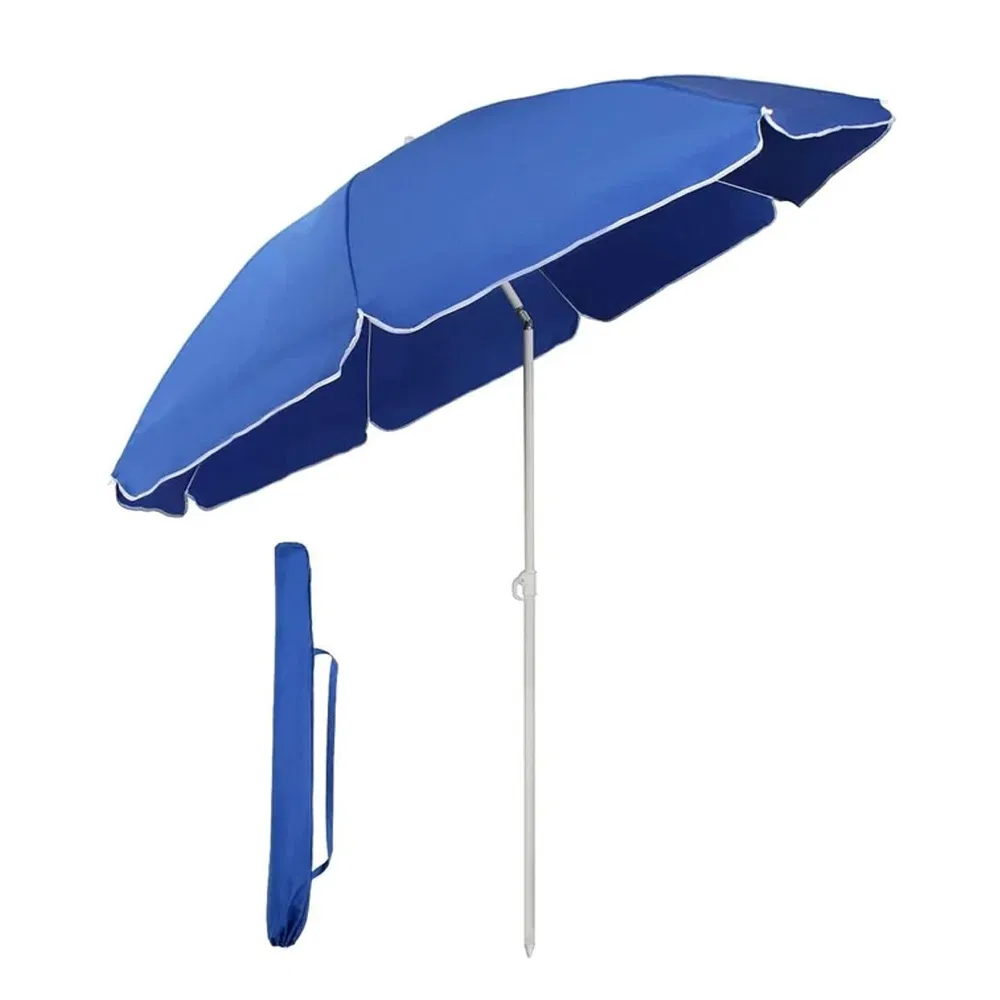 Пляжный зонт с наклоном и сумкой для хранения