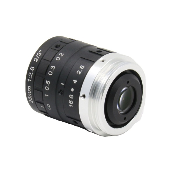 Объектив C-Mount 25mm F2.8 10MP для машинного зрения