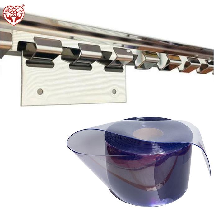 Metal Stainless Steel Accessory System Hanger Hardware for PVC Strip Curtain