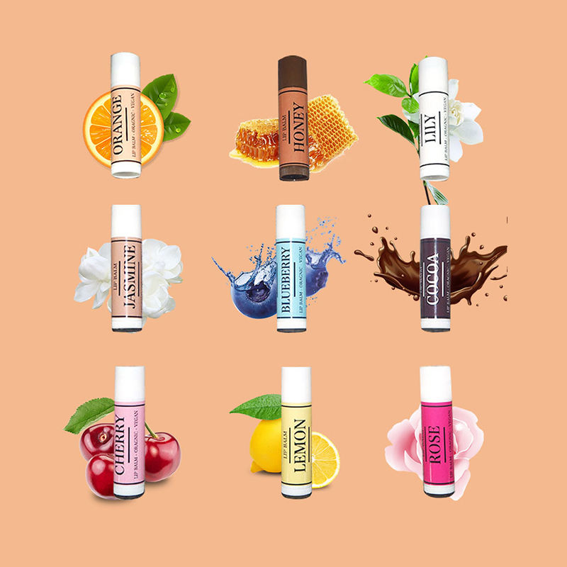 Aixin Beauty Cosmetics Skin Care Chapstick Lip Moisturizing Gloss 9 Fruit Flavor Lipstick Embellish Rose Lip Balm