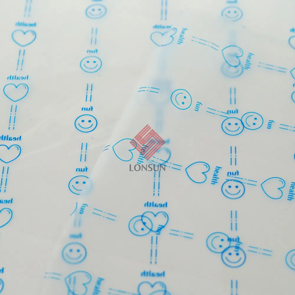 Adult Diaper Color Printed Frontal Tape, Baby Diaper Raw Material PP Frontal Tape