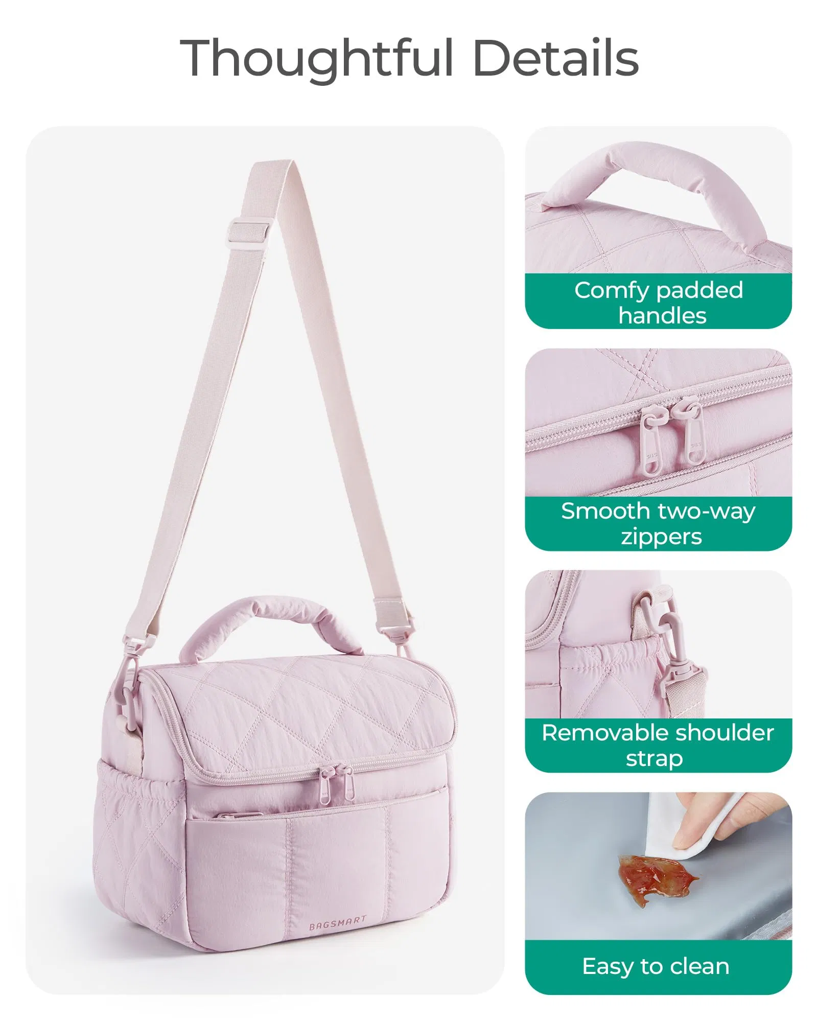 Lightweight Lightweight Puffy Puffy Insulated Lunch Bags