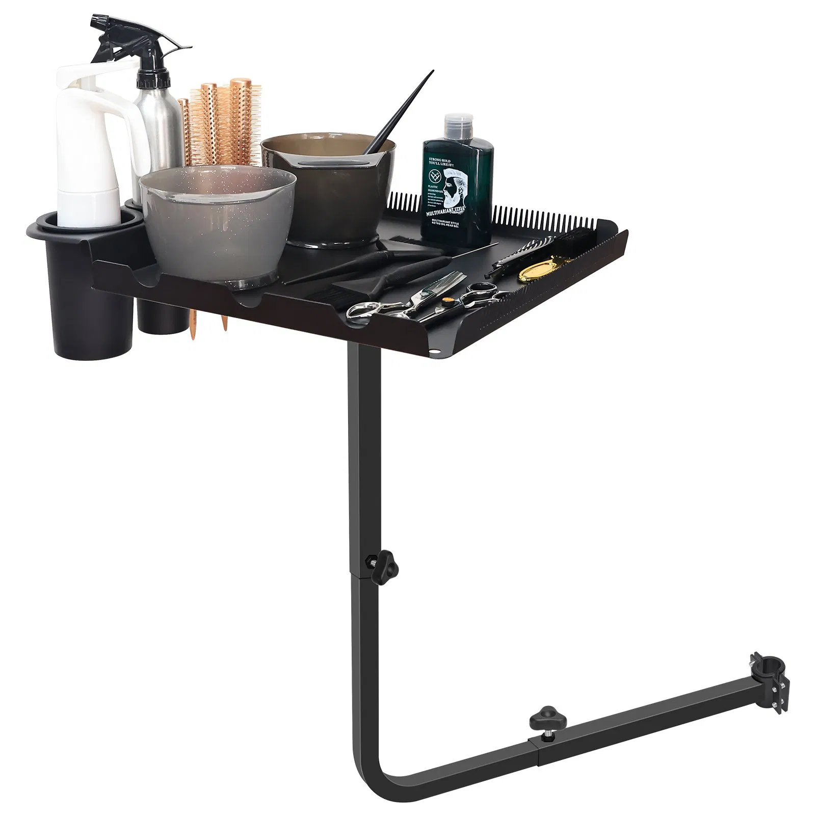 Hairdressing Barber Chair Tray Accessories Hair Salon Tools Rotation Storage Tray