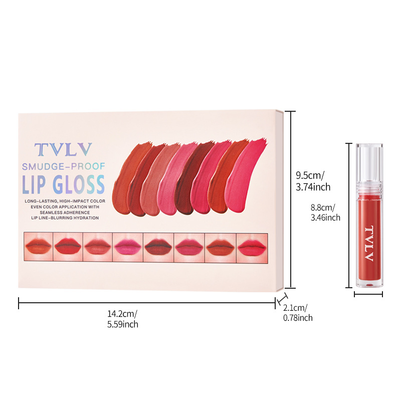 Non-Staining Velvet Lipstick Set - Waterproof Matte Color Collection