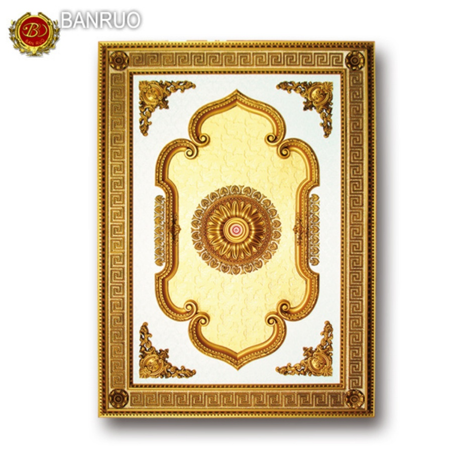 PS Plastic Ceiling Panel Tiles Ceiling Board Decoration European