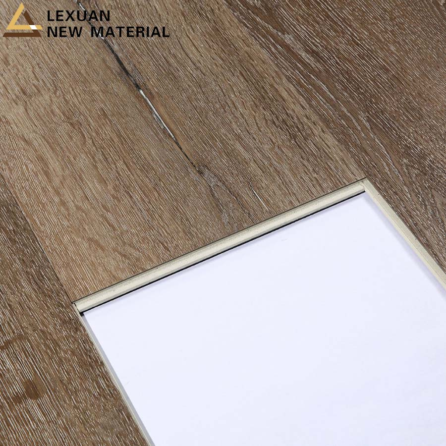 Водостойкий SPC ламинат Click Lock, серый, с подложкой