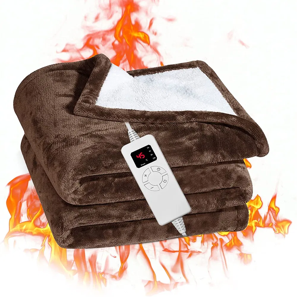 Washable Good Quality Single Bed Electric Fleece Blanket with OEM/ODM Service