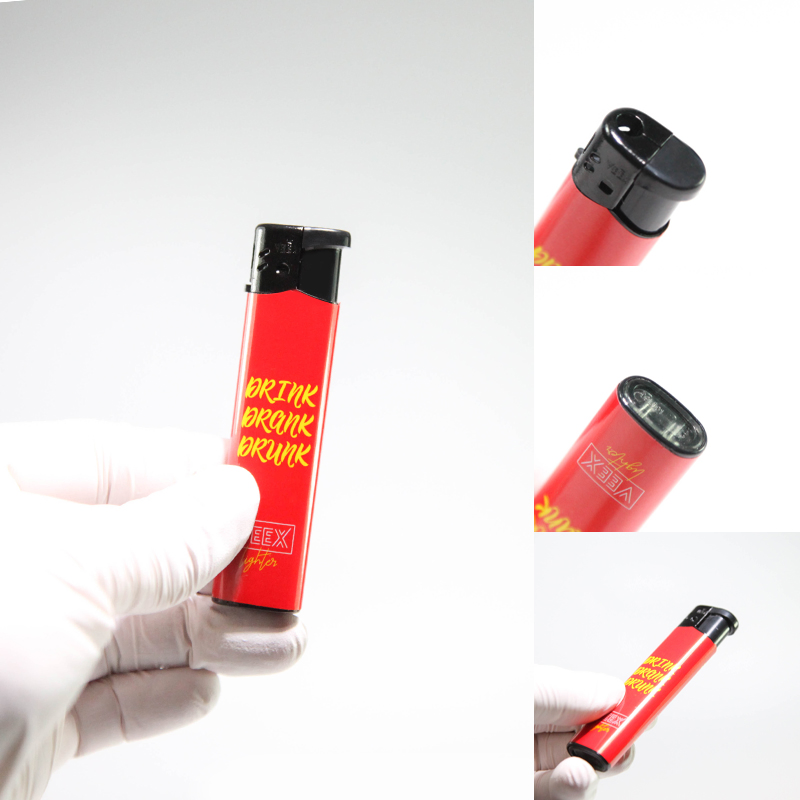 Disposable Refillable Electronic Plastic Pocket Wholesale Gas Lighter with Logo and Customization