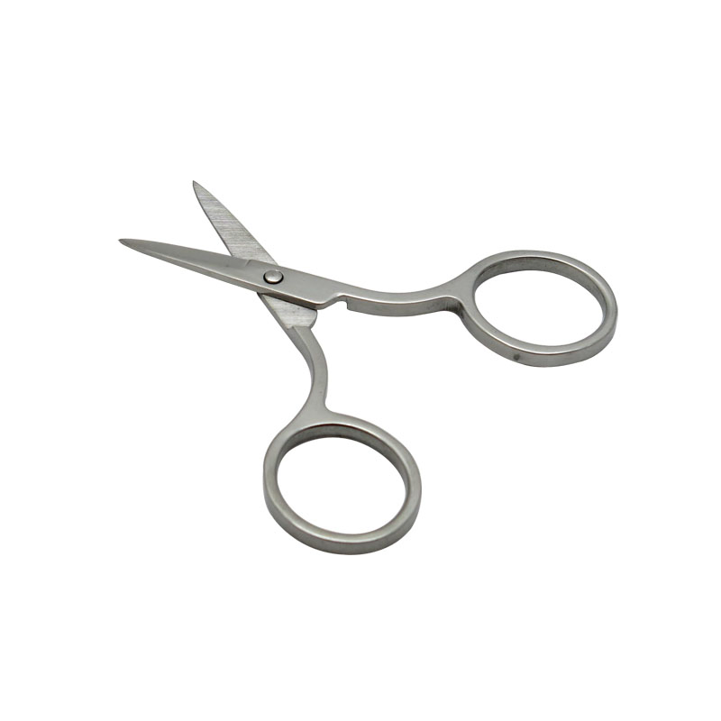 Mini Eyebrow Cuticle Stainless Steel Manicure Scissors Easy to Carry