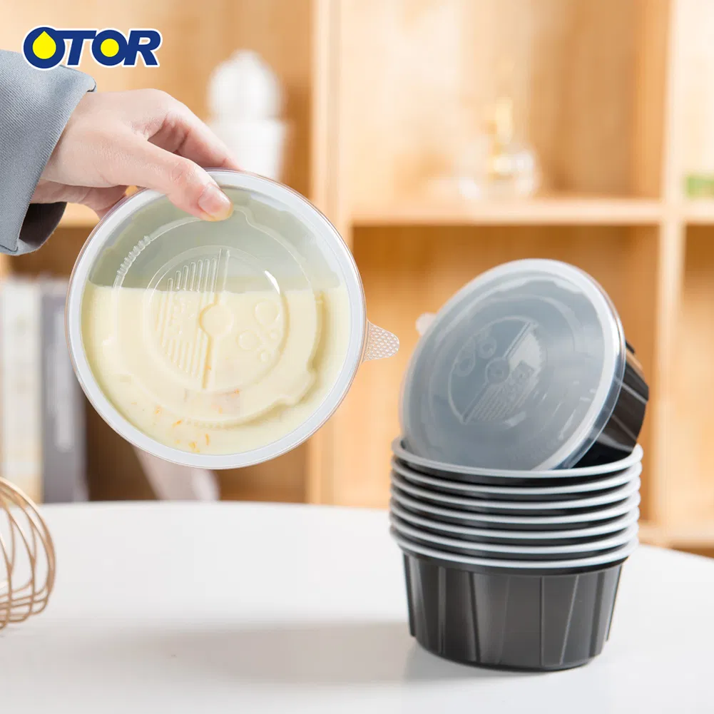 Otor Meal Prep Food Container Sets with Airtight Lids Deli Container Bento Box Lunch Boxes Take Away Food Storage Process Stackable Reusable