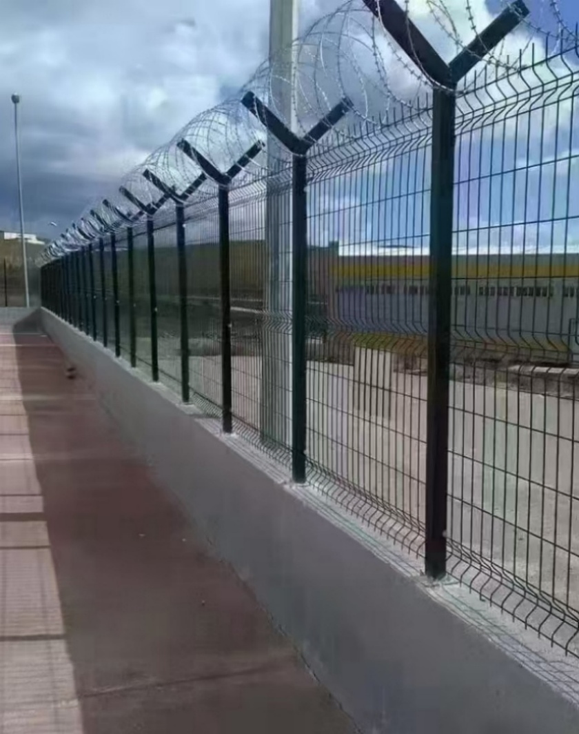 Durable Anti-Theft 3D Curved Wire Mesh Fence Farm for Enclosure Use