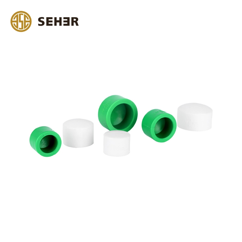 PPR End Cap Pipe Fittings Threaded Blind Cap for Hot and Cold Water Plumbing System