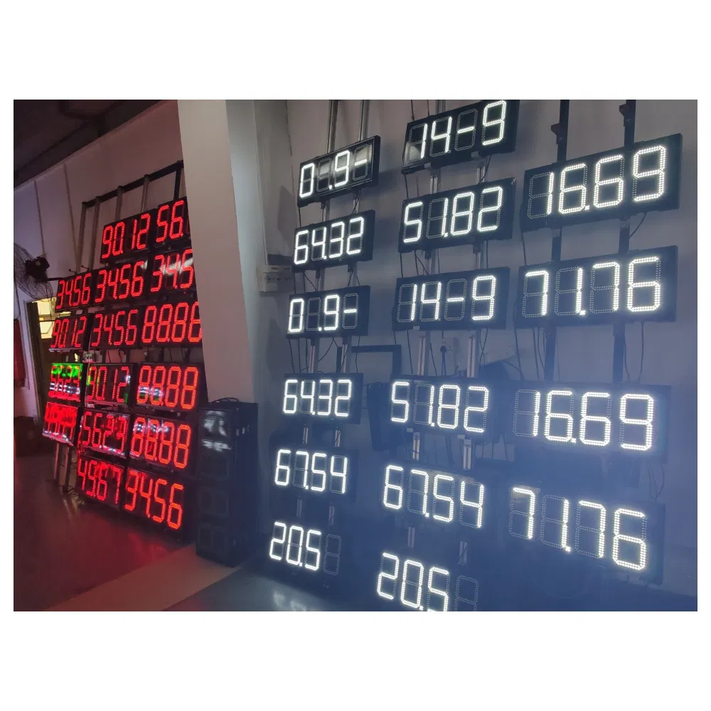 Outdoor Digital 7 Segment 12 Quot Inch LED Petrol Displays for Gas Station Oil Petrol Fuel Price