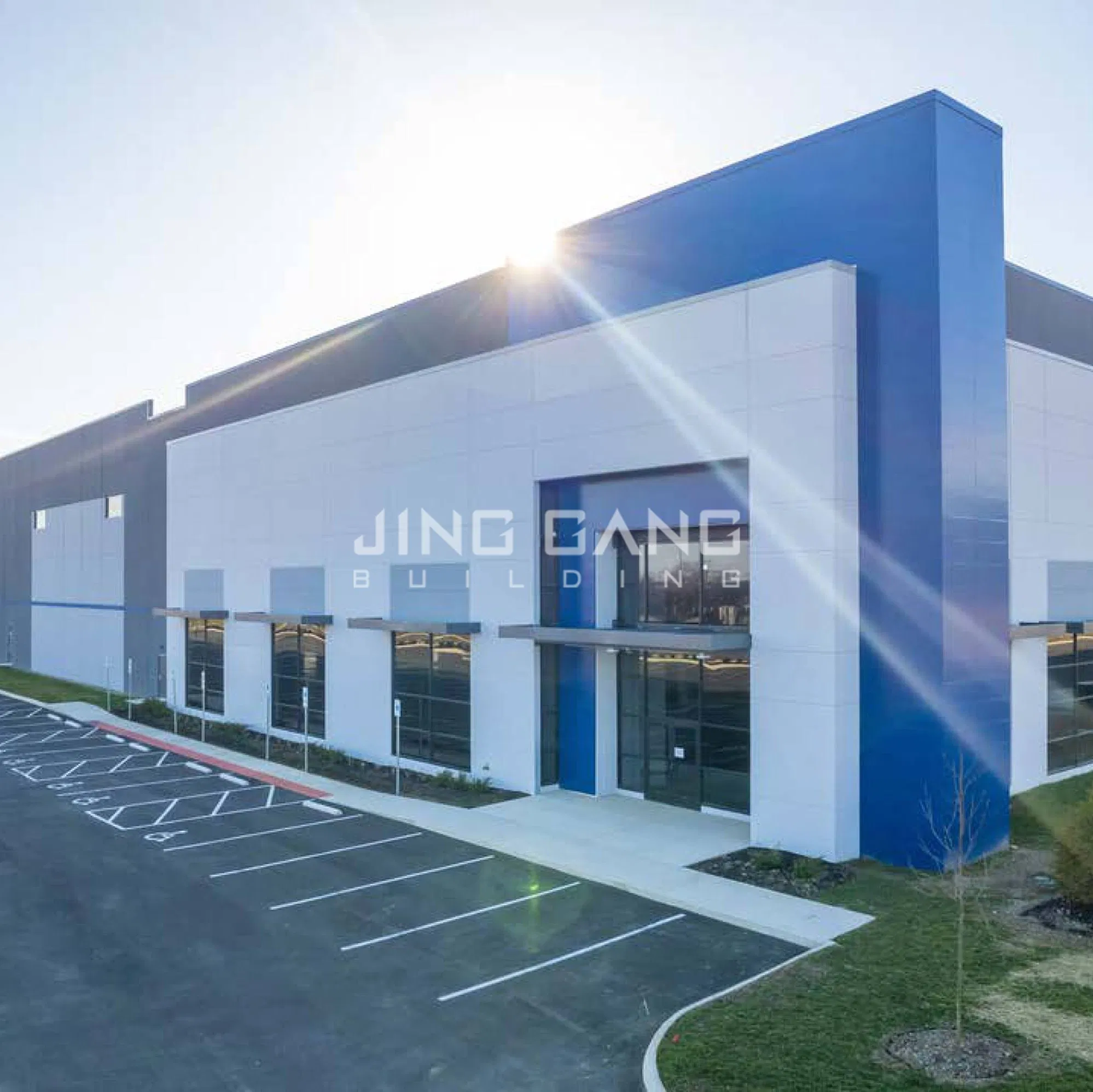 Pre-Engineered Prefab/Prefabricated Steel Structure Plant Industrial Factory Construction Metal Frame Building for Customized Warehouse Workshop