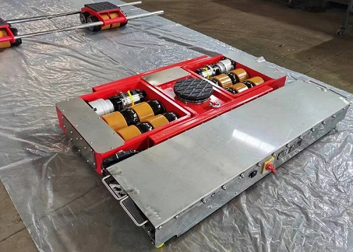 Battery-Operated Motorized Roller Dollies Electrically Driven Machine Skatesbattery-Operated for Industrial Equipment Equipped with Strong and Durable Wheels