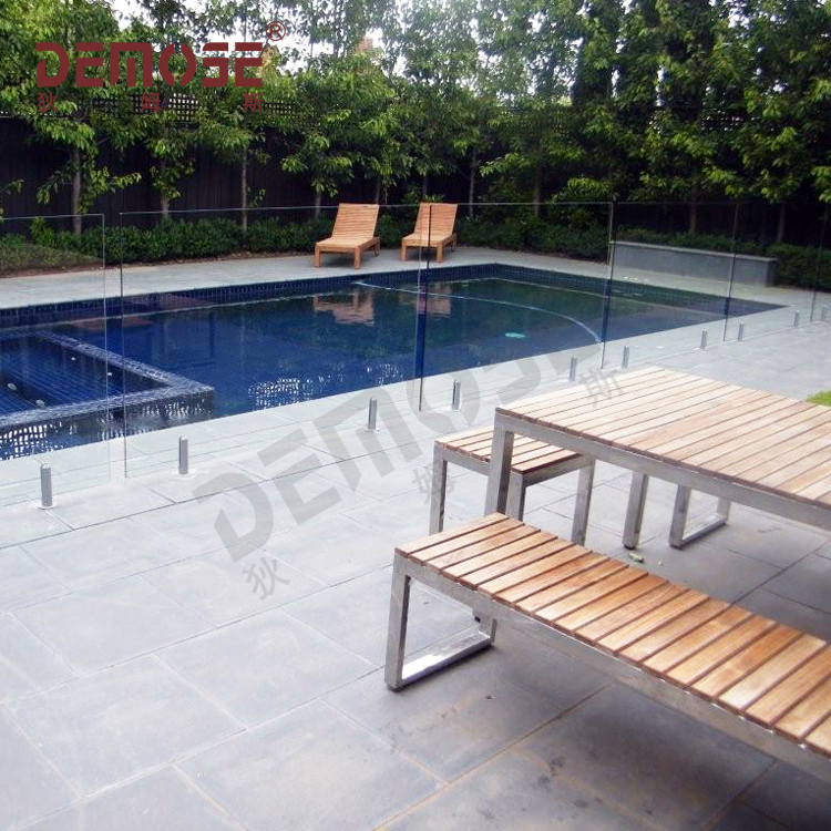 ISO9001 Certified Tempered Glass Fencing for Private Pool Safety and Style (DMS-B28165)
