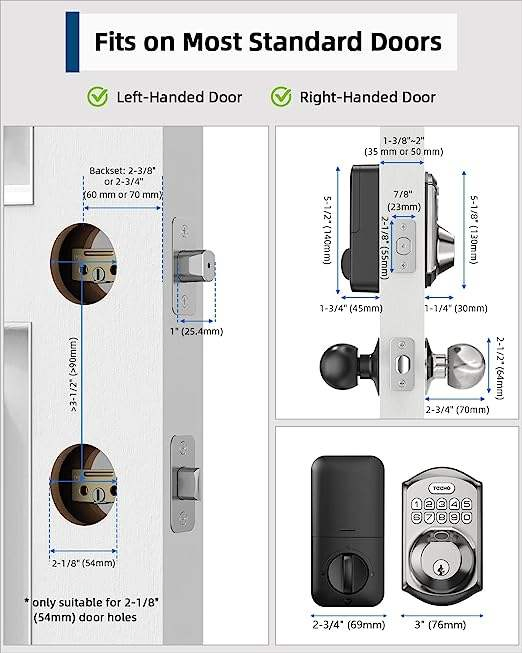 Kaiying Home Apartment Smart Lock Door Handle Password Unlock Electronic Lock Door Knob Lock Code Lockfingerprint Lock