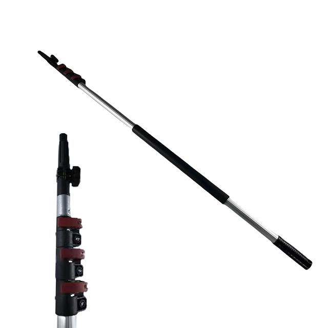 12FT 3.7m Telescopic Extension Pole with Metal Tip