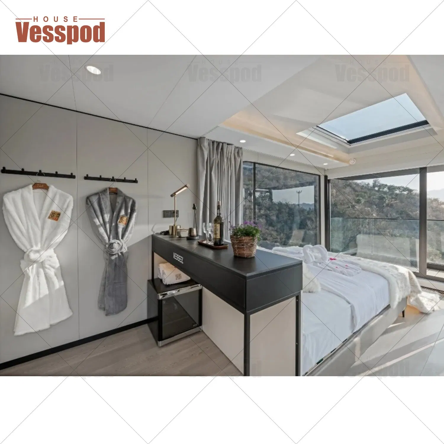 Homestay Space Capsule, Solar Power Generation