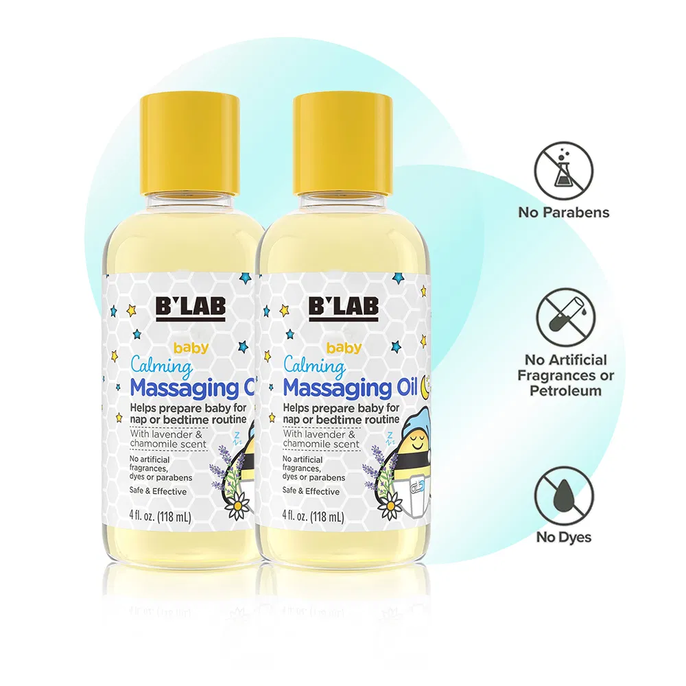 Pupular OEM ODM Chamomile and Lavender Baby Calming Massage Oil