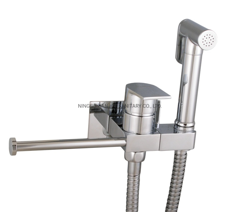 Wall Mounted Single Handle Brass Bidet Faucet Mixer (H-4-106MIX)