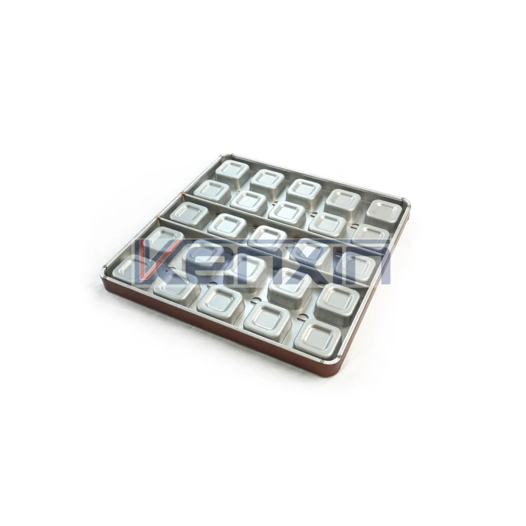 Форма для квадратных тарталеток Rapid Heat, 25 ячеек